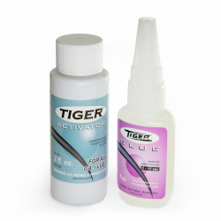 Комплект. Клей + отвердитель для наклеек Tiger